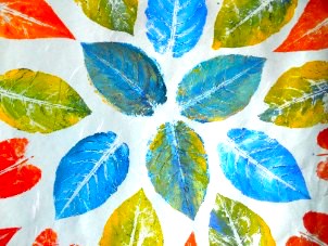 Leaf painting example