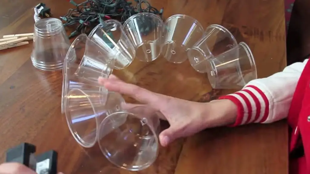 stapling cups together