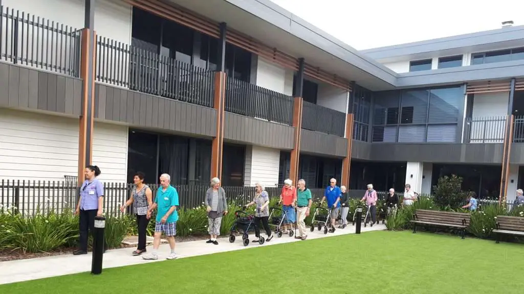 Walking Club members in aged care