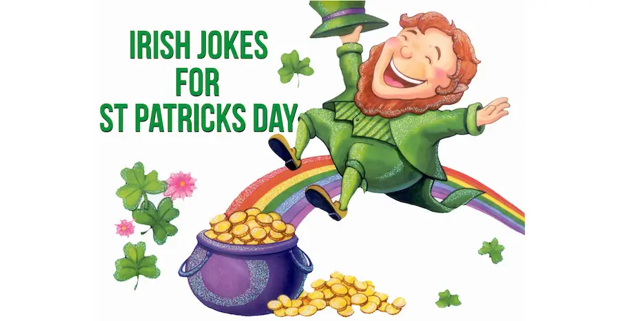Irish Jokes for St. Patrick's Day banner