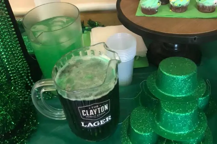 St. Patrick's day themed beer