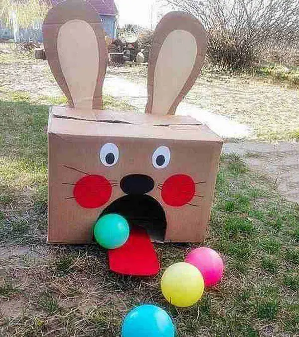 Easter Bunny Ball Toss