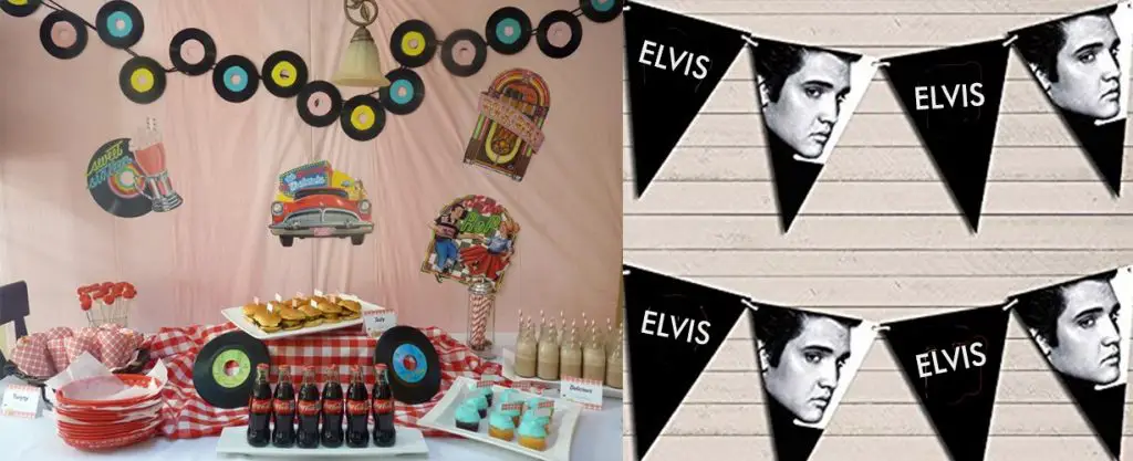 decorations for Elvis Theme Day in aged care