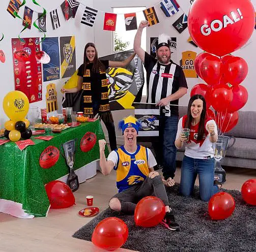Football Grand Final Day decorations