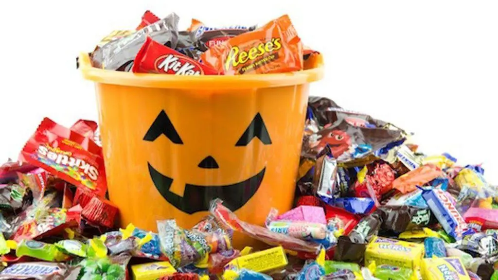 An image of an overflowing bucket of candies