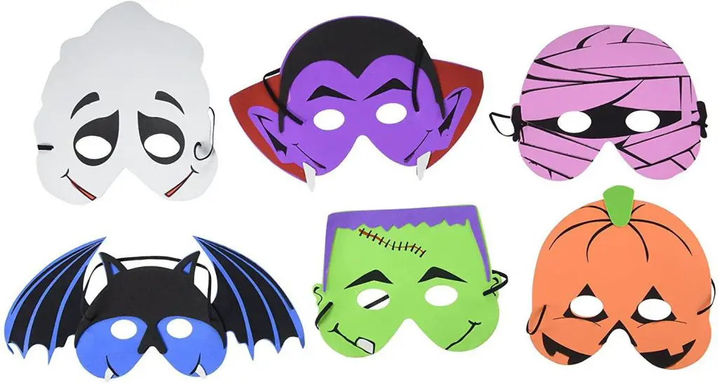 an image of different creative Halloween masks 