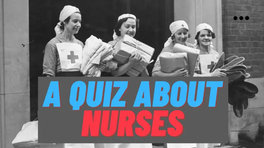 a quiz about nurses banner as part of the International Nurses Day activities