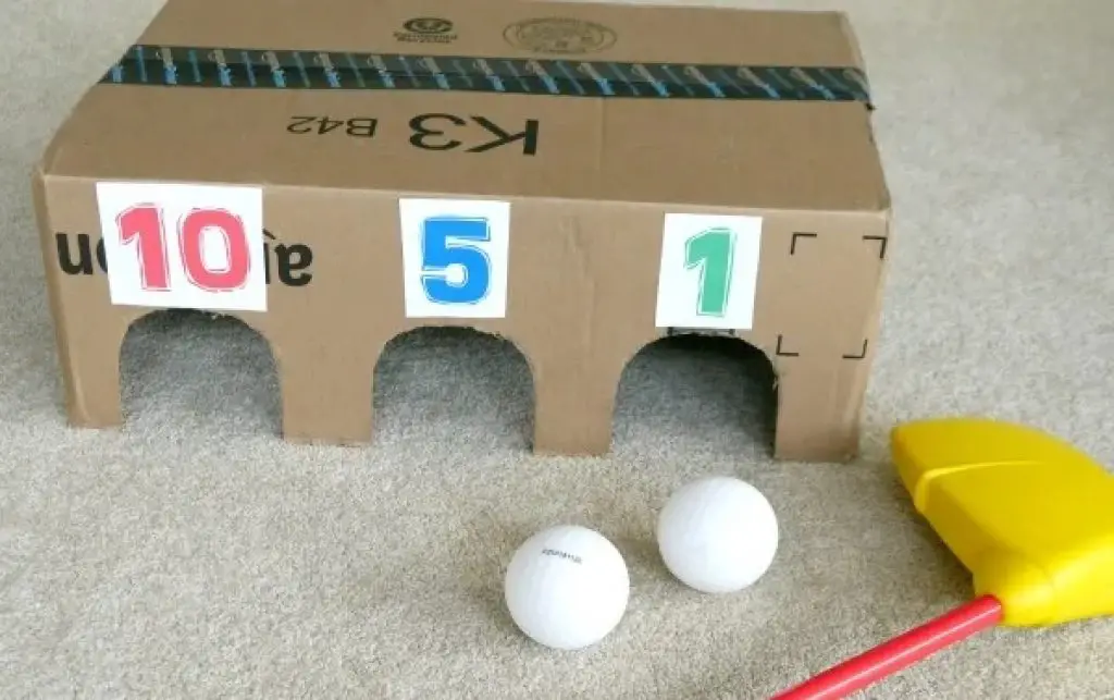DIY box for Bowls & Golf Game