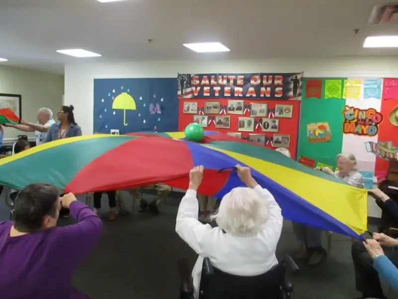 Parachute Activity for Seniors: Exercise Benefits