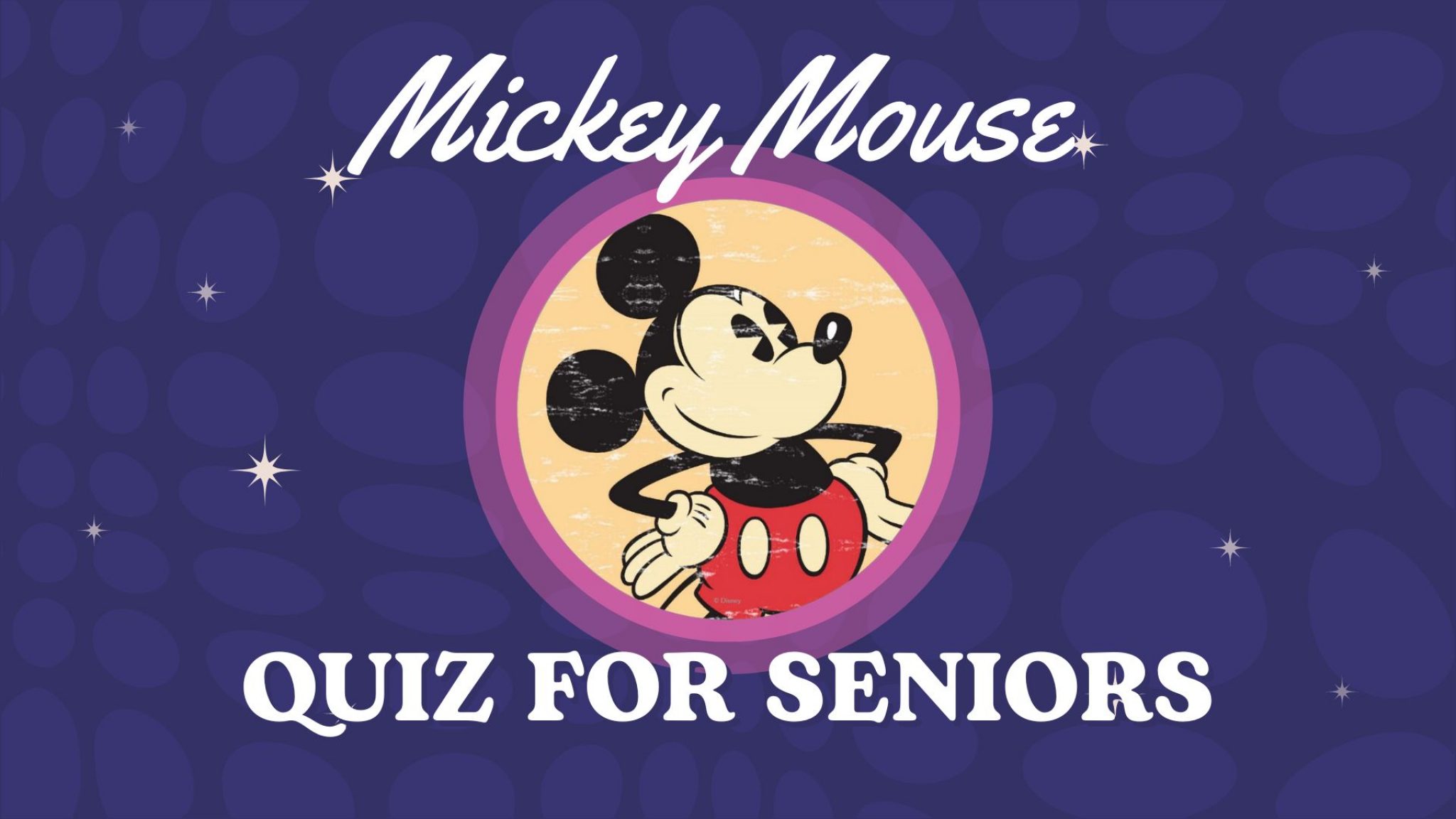 Mickey Mouse Quiz for Seniors | Memory Lane Therapy