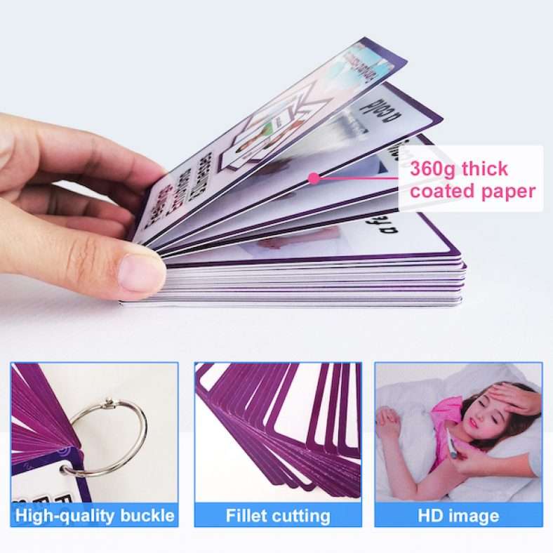 Communication Card Jacket Communication Pocket Cards for Seniors
