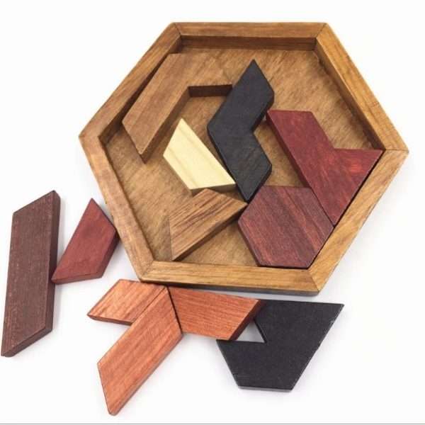 Hexagon Wooden Puzzle for Seniors Aged Care 2 Hexagon Wooden Puzzle for Seniors Aged Care 2