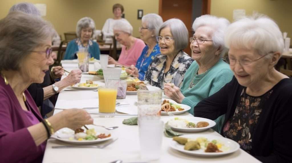Aged care facility prioritizing nutrition for seniors