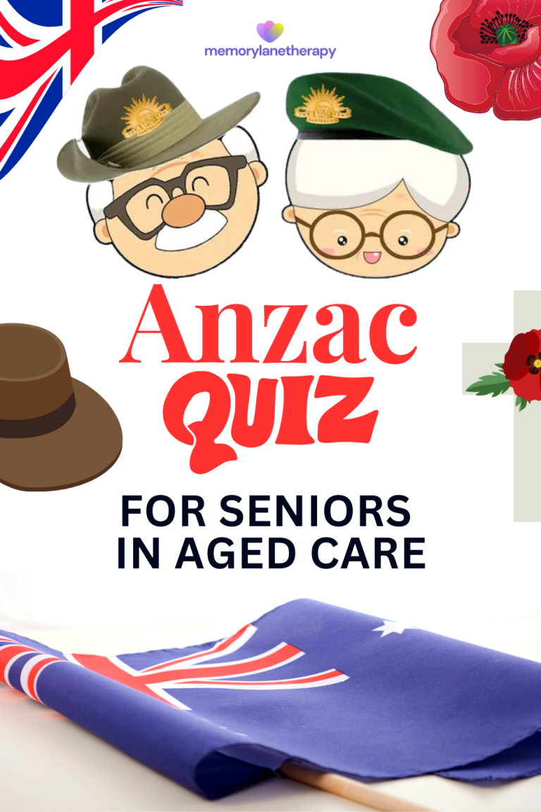 Quizzes for Seniors - Memory Lane Therapy
