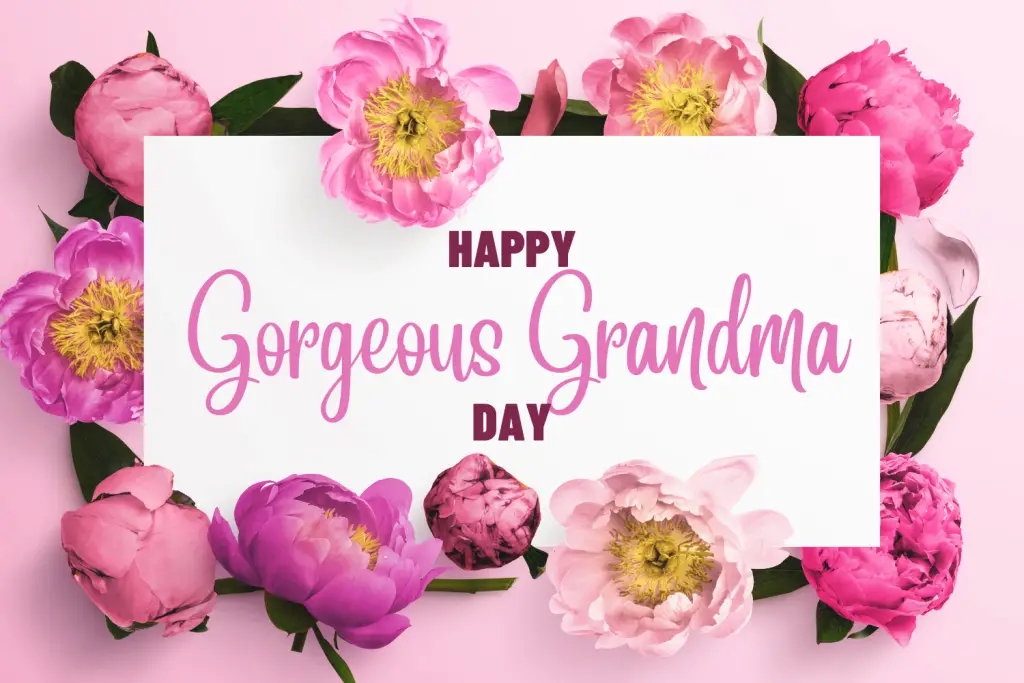 Certificate for National Gorgeous Grandma Day