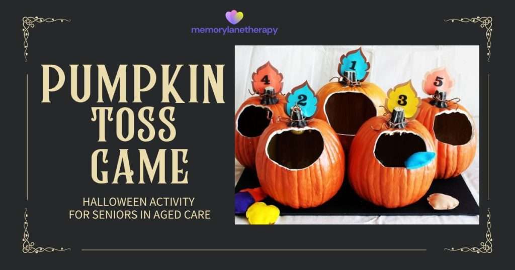 Pumpkin Toss Game banner