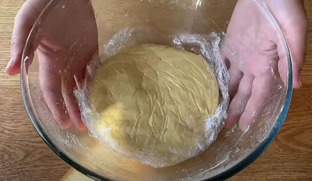 Wrapping dough