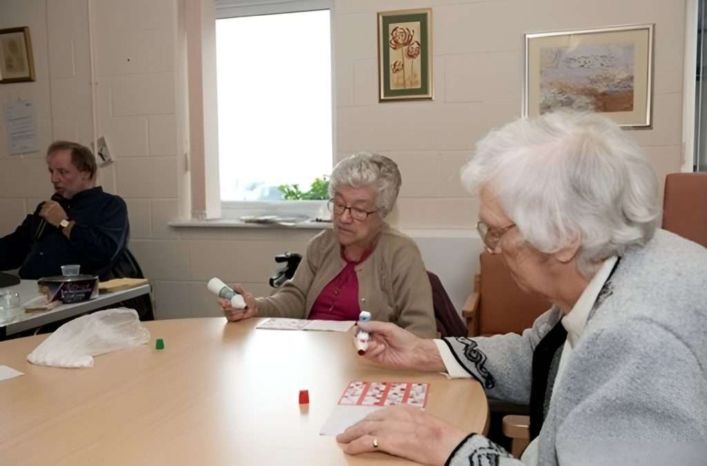 Seniors Playing Bingo