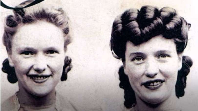Britain's Oldest Twins old photo