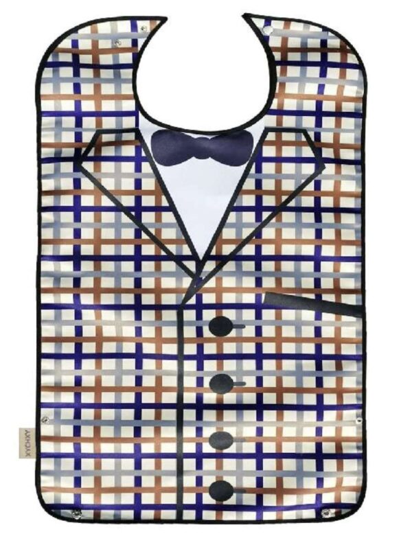 Checks with bowtie bib 1 Checks with bowtie bib 1