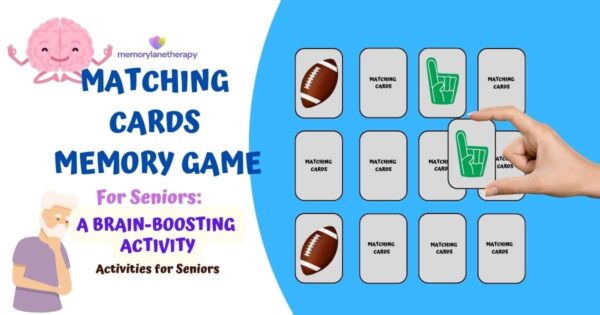 Matching Cards Memory Game for Seniors - Memory Lane Therapy