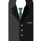 mens suit green tie