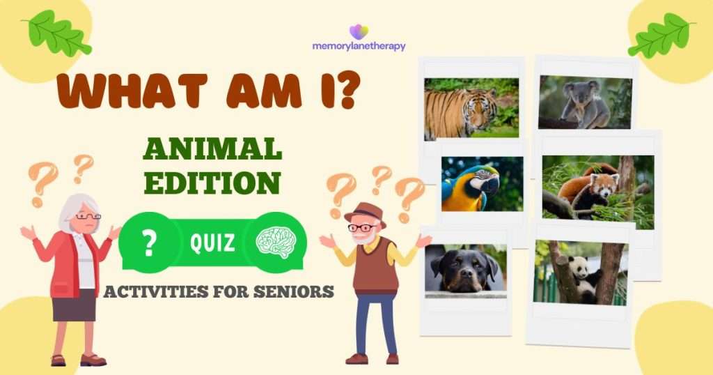 What Am I? Quiz for Seniors: Animal Edition Featured Image