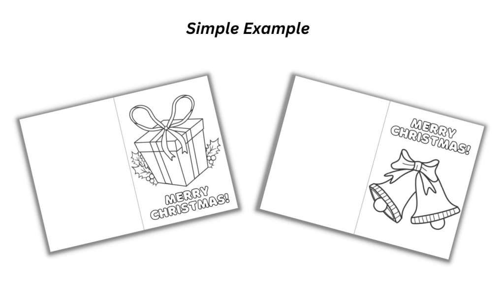 Simple Delights Christmas Cards Template Example