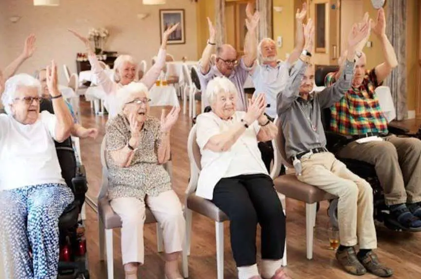 cheering seniors in aged care