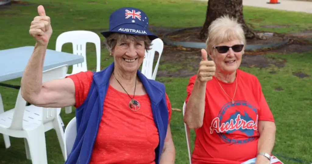 seniors during Australia Day