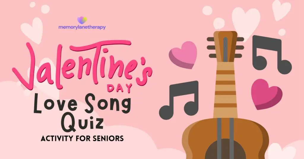 Valentine's day love song quiz banner