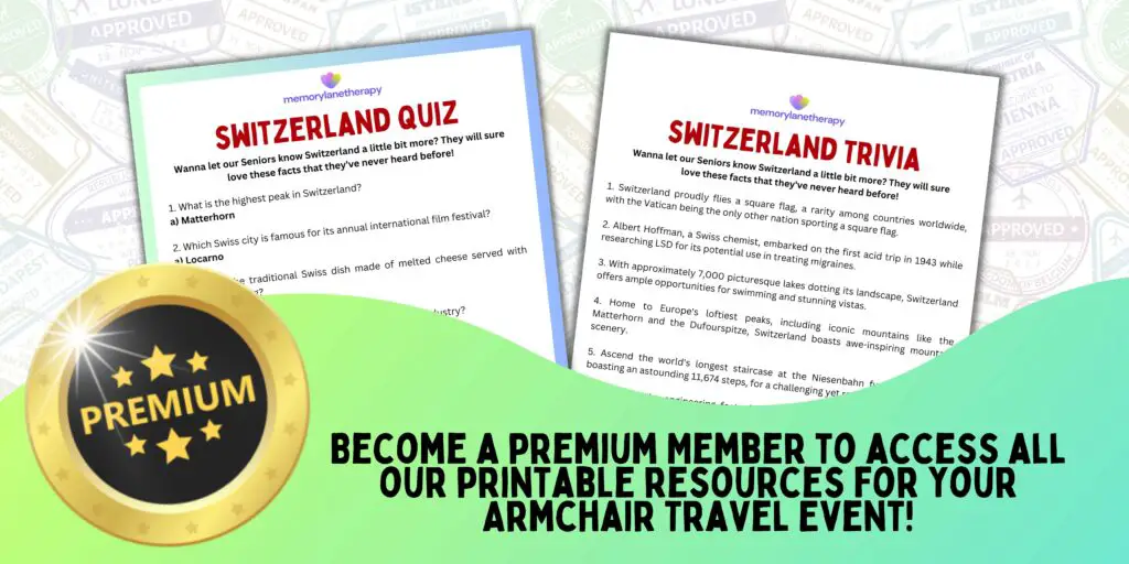 Switzerland Quiz and Trivia Banner