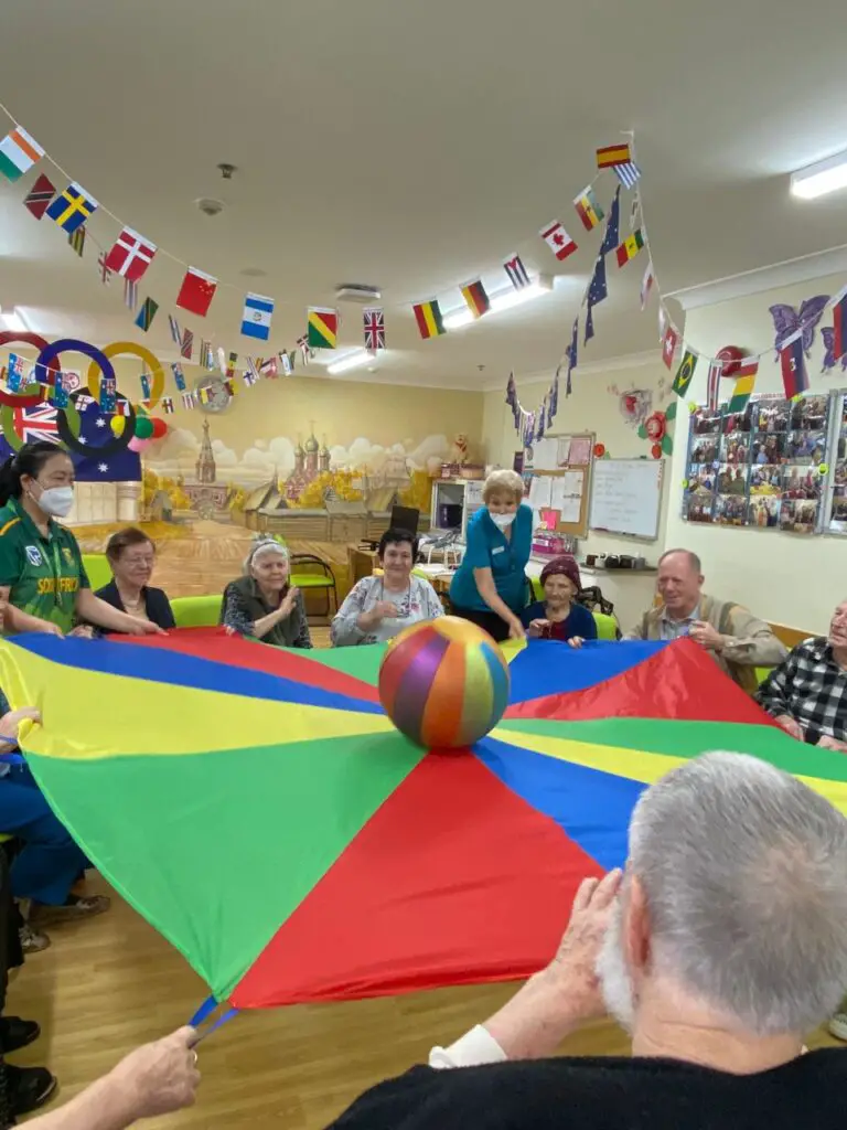 ball game in aged care