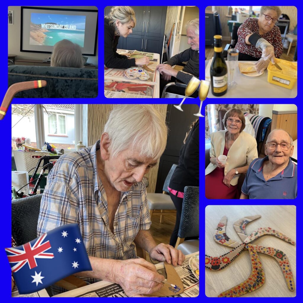 seniors enjoying Australian Activities
