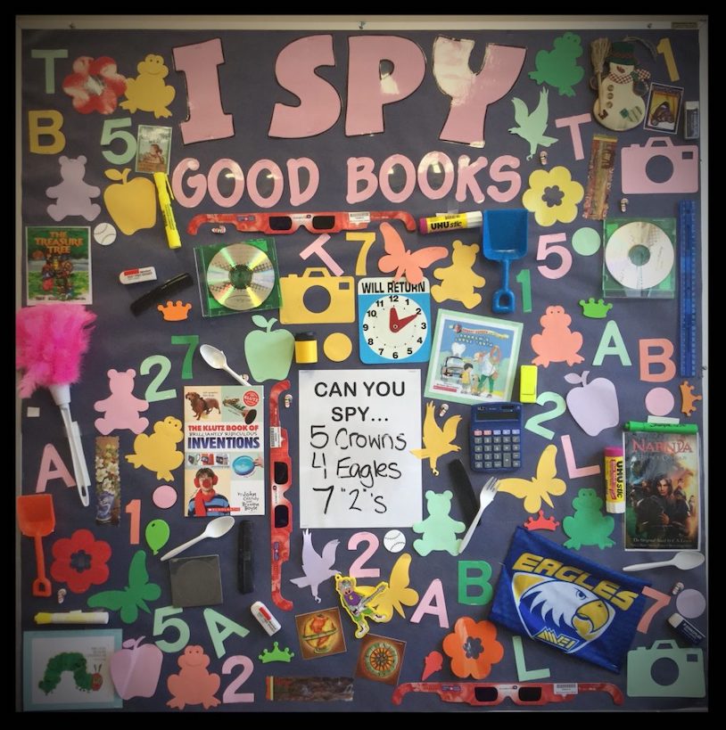 I SPY board that can be set up in aged care