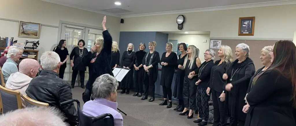 aged care choir for world music day