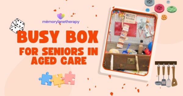 Busy Box for Seniors in Aged Care - Memory Lane Therapy