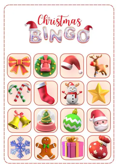 christmas bingo graphic