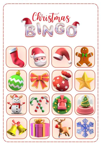 christmas bingo graphic