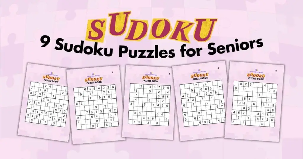 Sudoku Puzzle Book for Seniors graphic 2