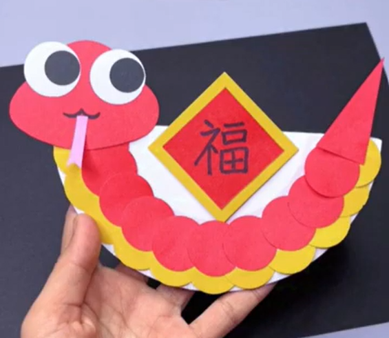 Sample of DIY Chinese New Year Snake Craft 