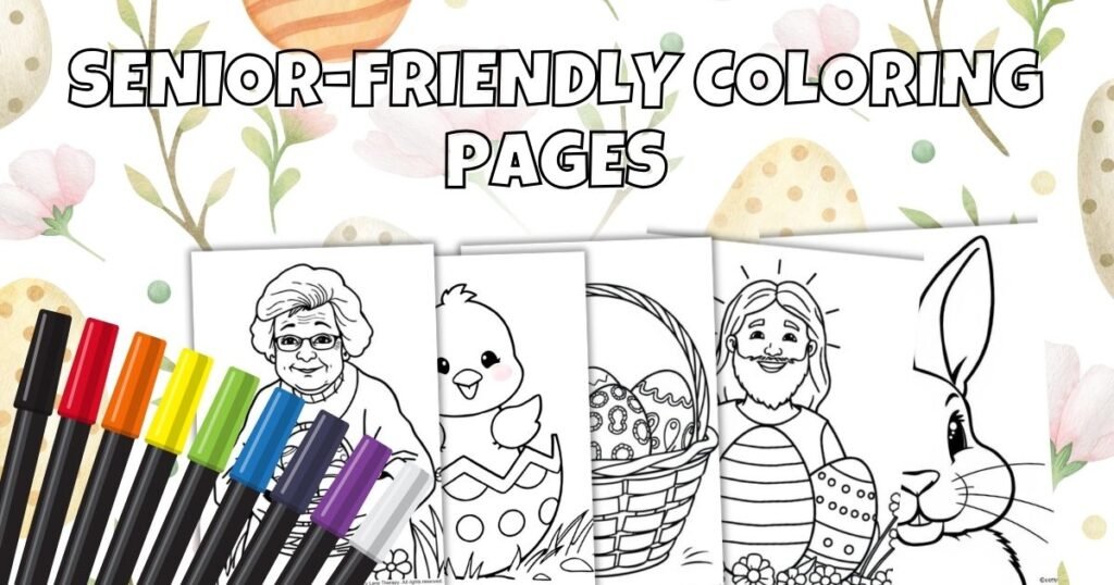 Easter Coloring Book Graphic 1