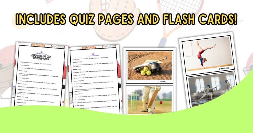 Sports Quiz for Seniors Graphic 1