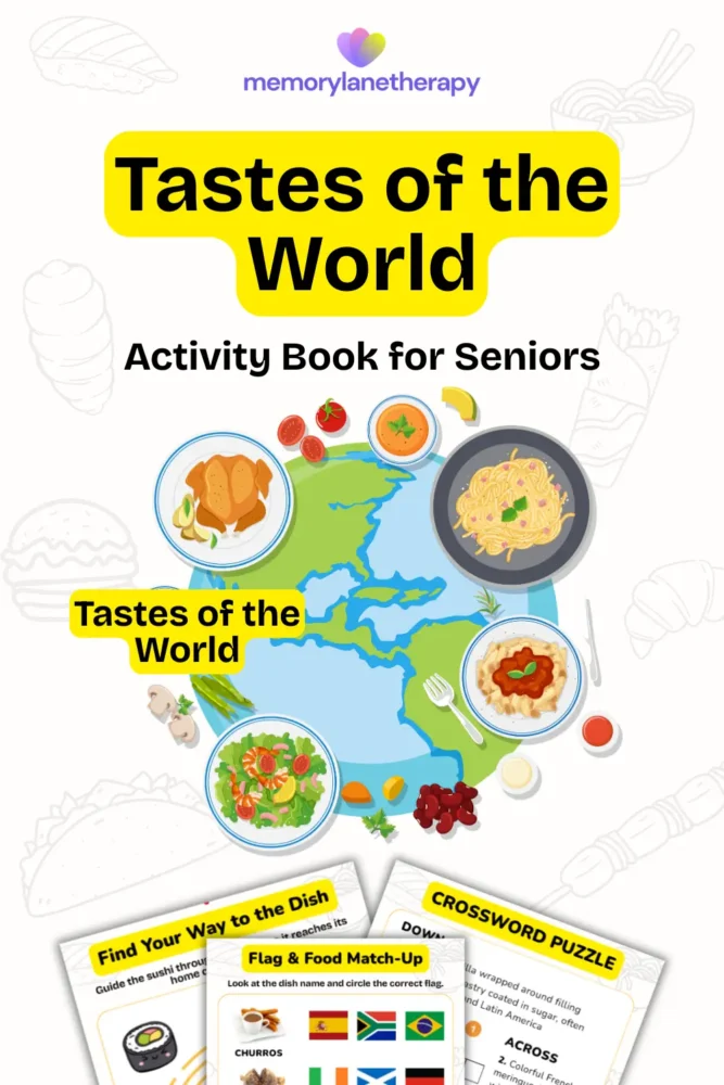 taste of the world for seniors activity
