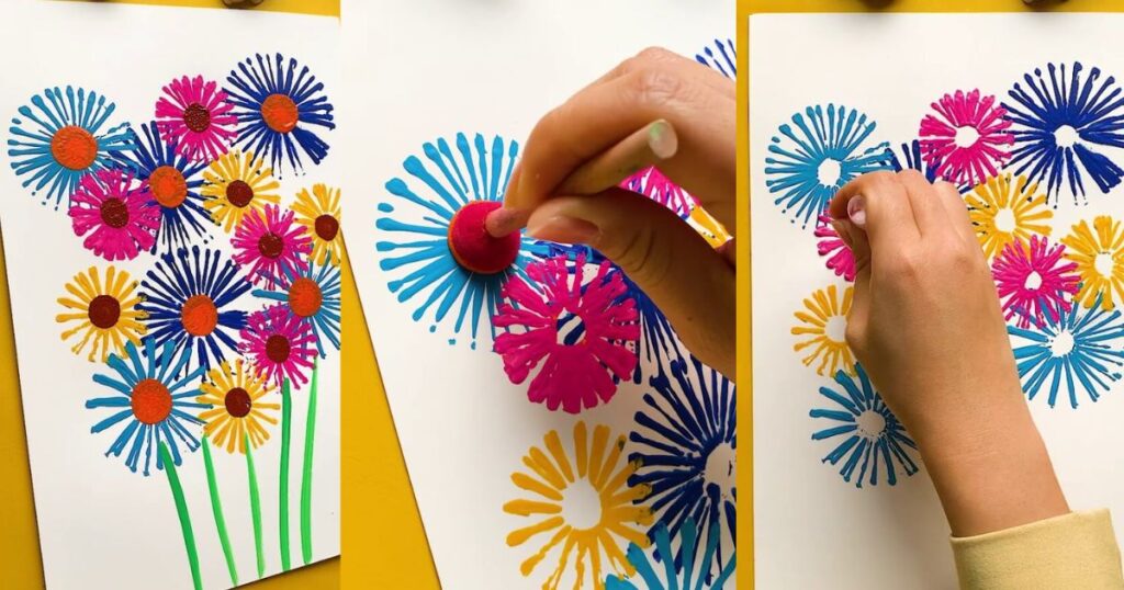 straw painting