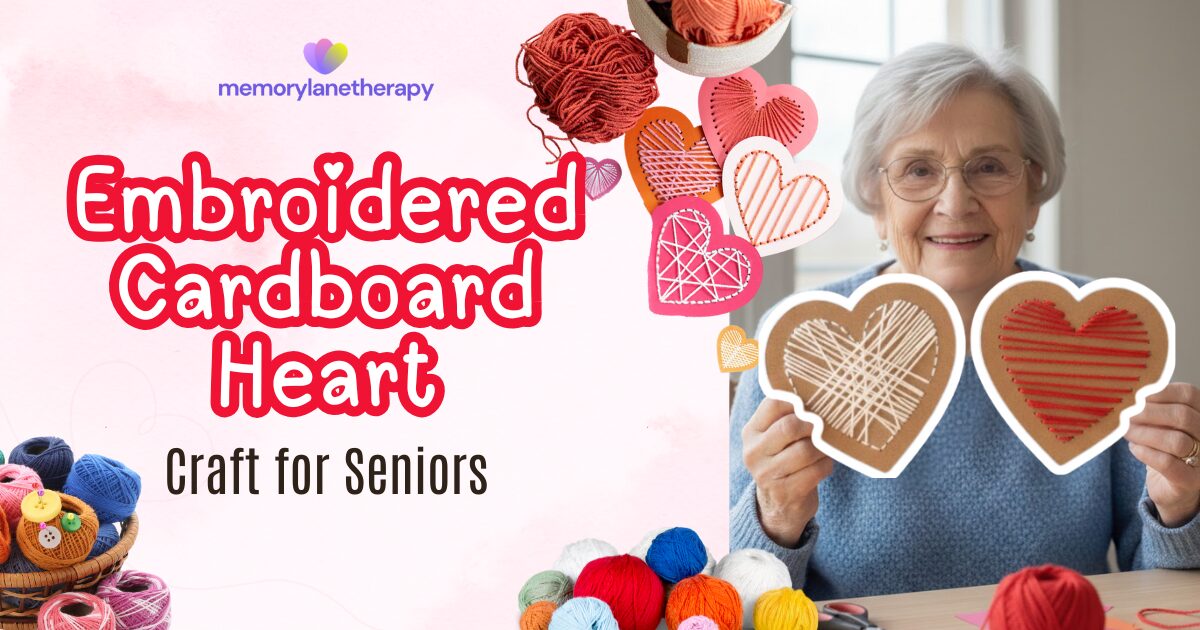 Embroidered Cardboard Heart (1)