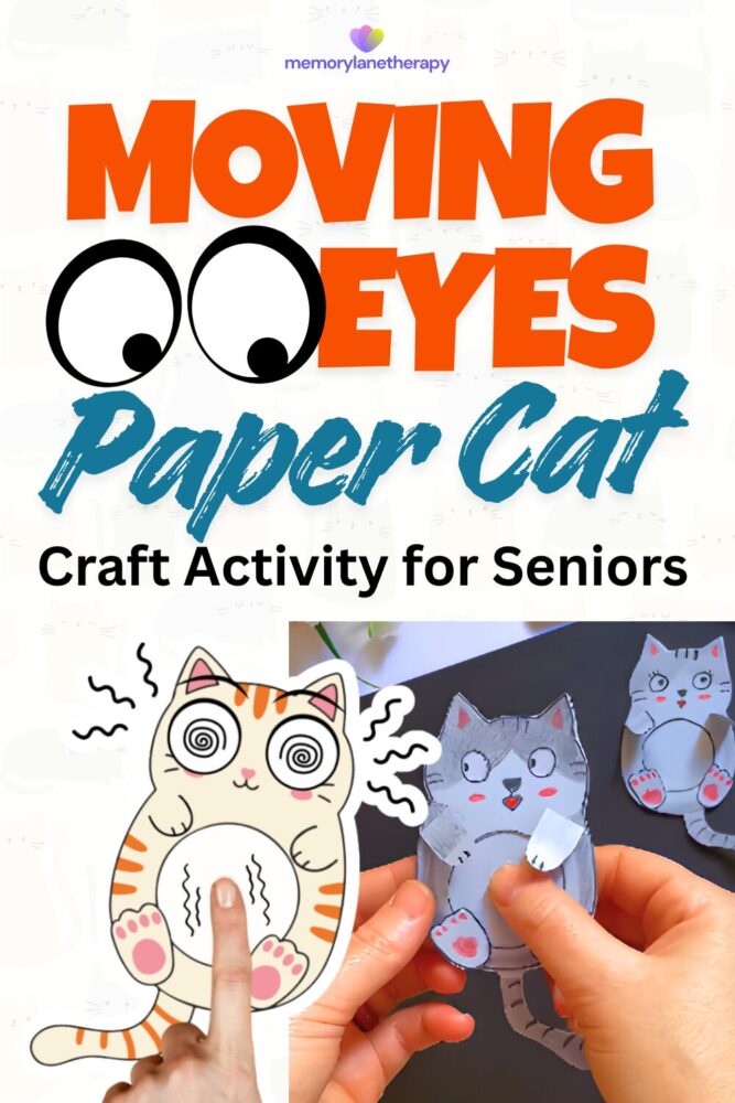 Easy DIY Moving Eye Cat: Craft Activity for Seniors