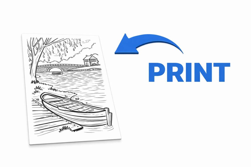 an example of the black and white printable color in file