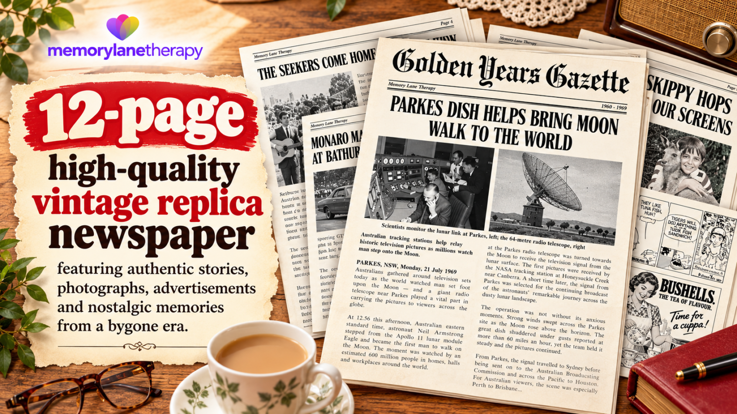Memory Lane vintage newspaper feature — Golden Years Gazette 1960–1969